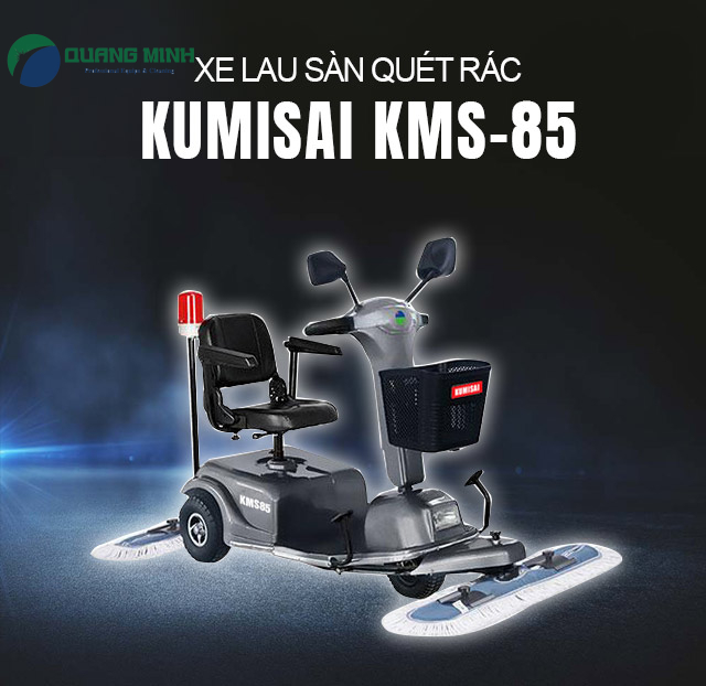 xe lau san quet rac kumisai kms 85