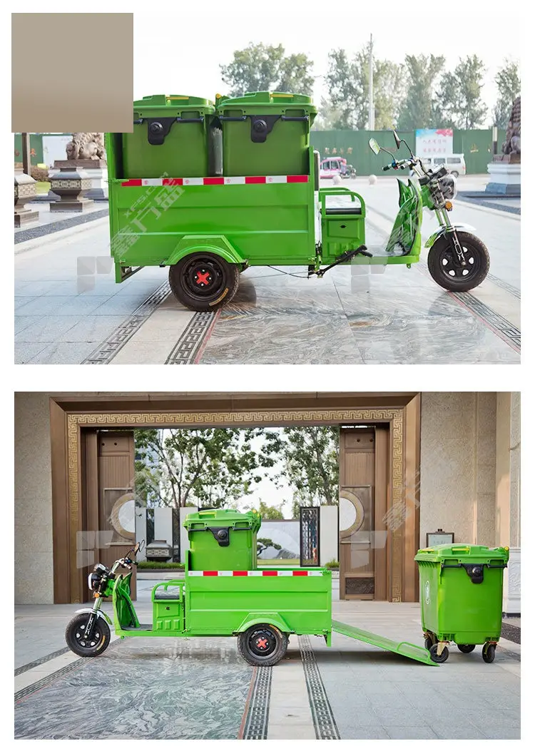 xe dien 3 banh cho 2 thung 660l 03